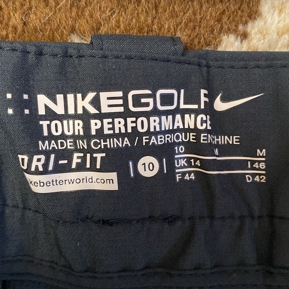 Nike Golf Women’s capri Dri Fit Tour Performance Pants Cropped charcoal Size 10 - Picture 7 of 12